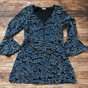 Black and Denim Dress - SZ M